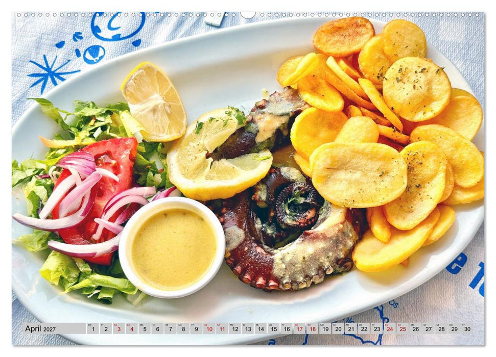 Griechisch Lecker (CALVENDO Premium Wandkalender 2027)