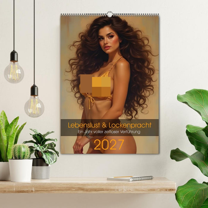 Lebenslust & Lockenpracht (CALVENDO Wandkalender 2027)