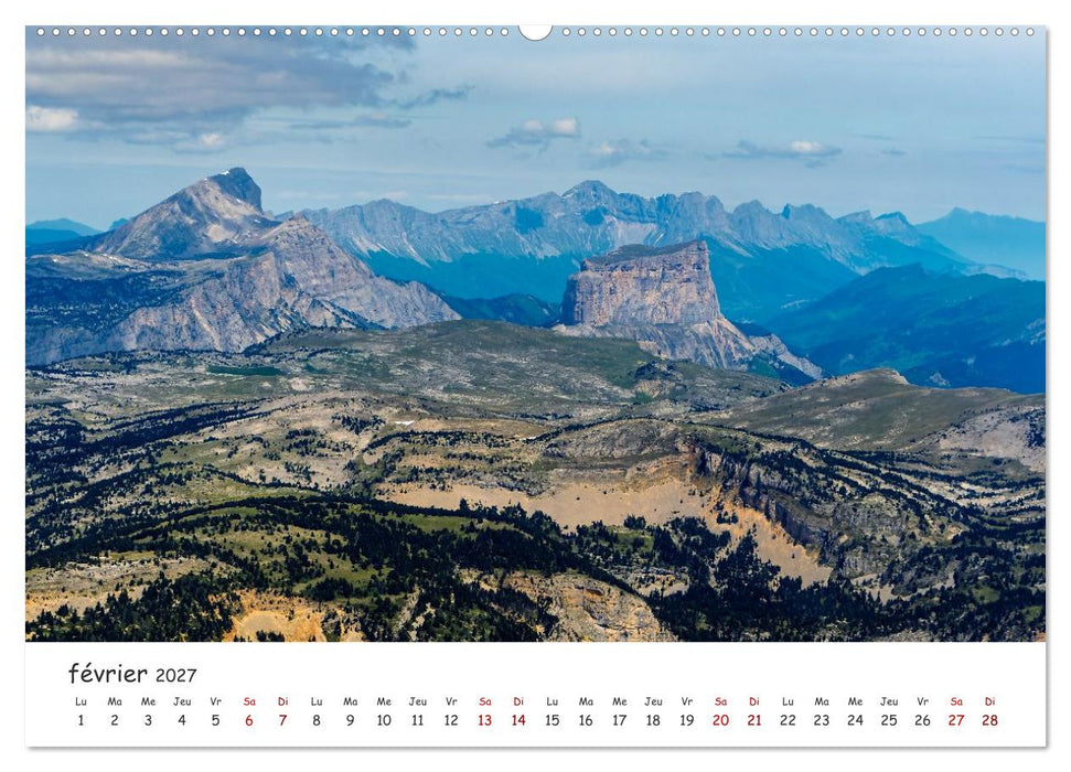 Les Hauts du Vercors (CALVENDO Calendrier mensuel 2027)
