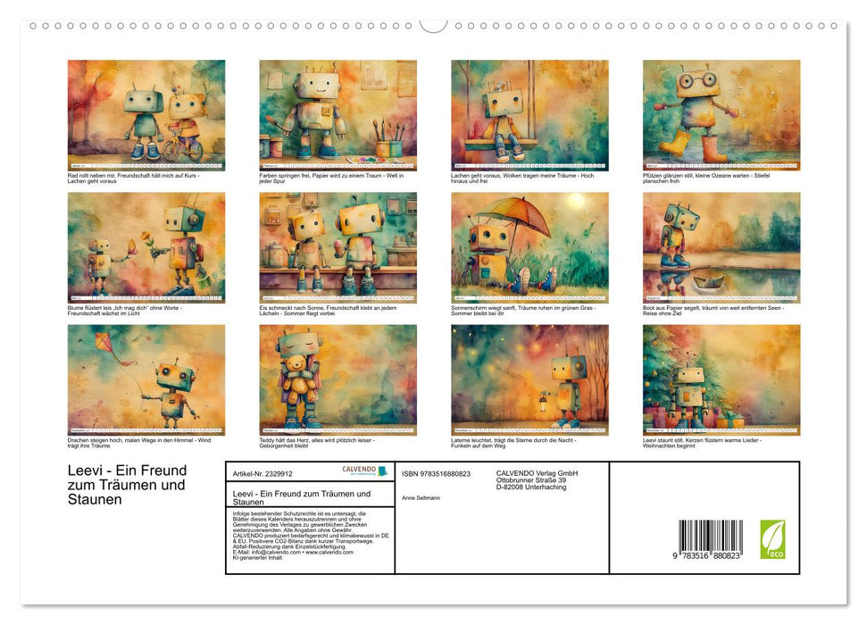 Leevi - Ein Freund zum Träumen und Staunen (CALVENDO Premium Wandkalender 2027)