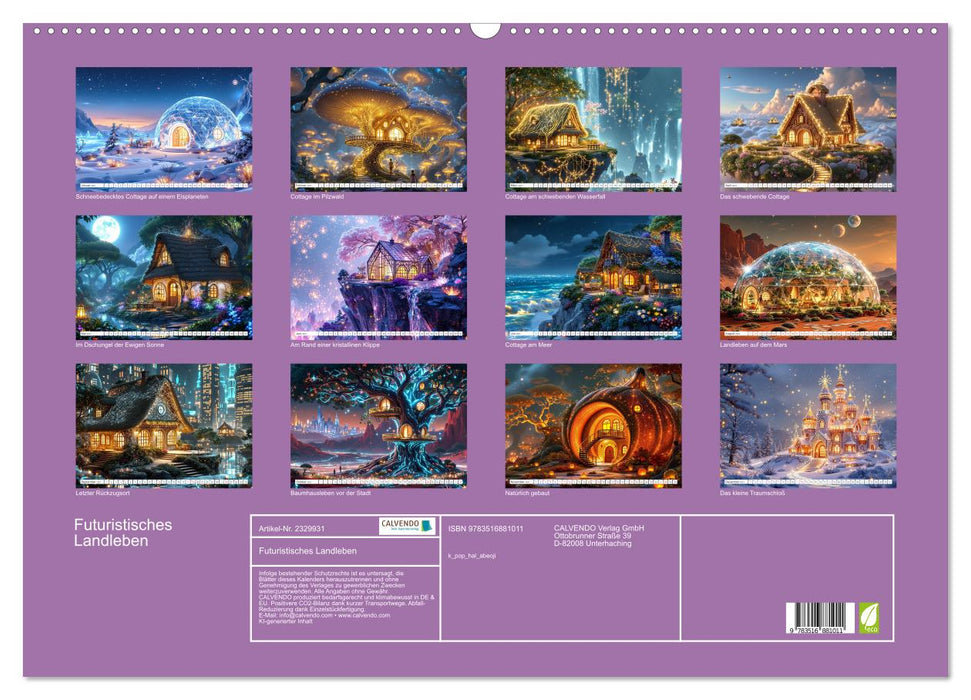 Futuristisches Landleben (CALVENDO Wandkalender 2027)