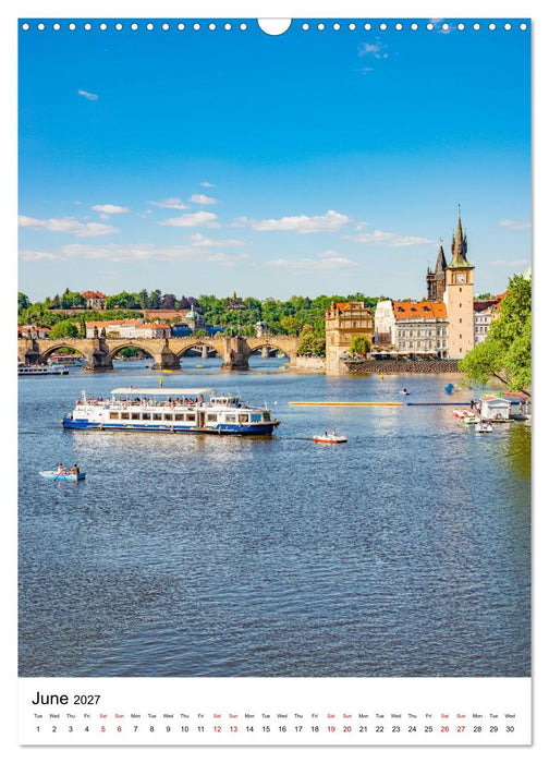 Czechia, Prague - Medieval Spirit (CALVENDO Monthly Calendar 2027)