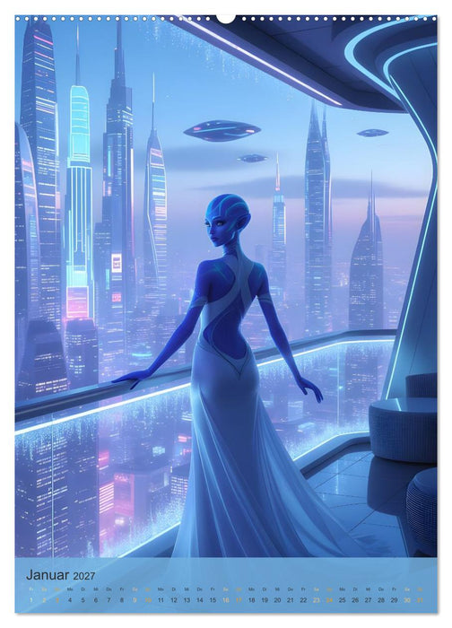 Kosmische Sirenen vom Planeten Zythera (CALVENDO Wandkalender 2027)
