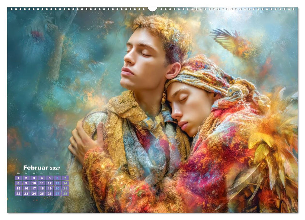 Zeichen der Liebe – Malerische Fantasiewerke (CALVENDO Wandkalender 2027)