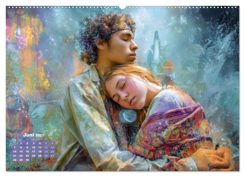 Zeichen der Liebe – Malerische Fantasiewerke (CALVENDO Wandkalender 2027)