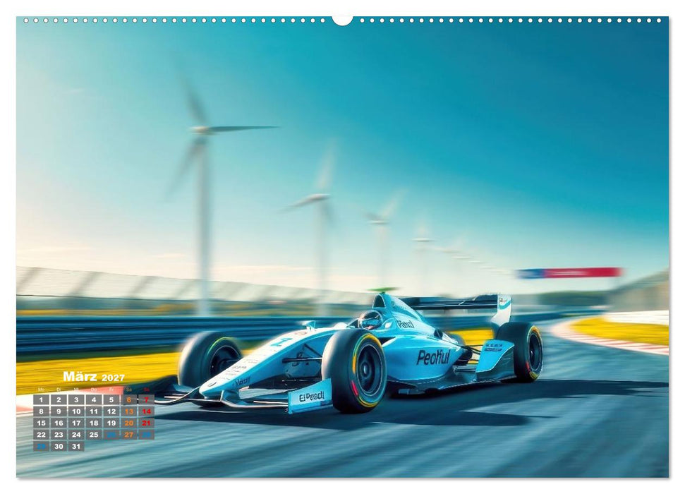 Formel E, Strom, Speed und Sieg (CALVENDO Wandkalender 2027)