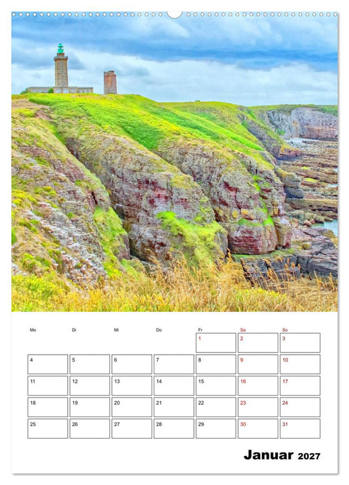 Malerische Bretagne - Reiseplaner (CALVENDO Wandkalender 2027)