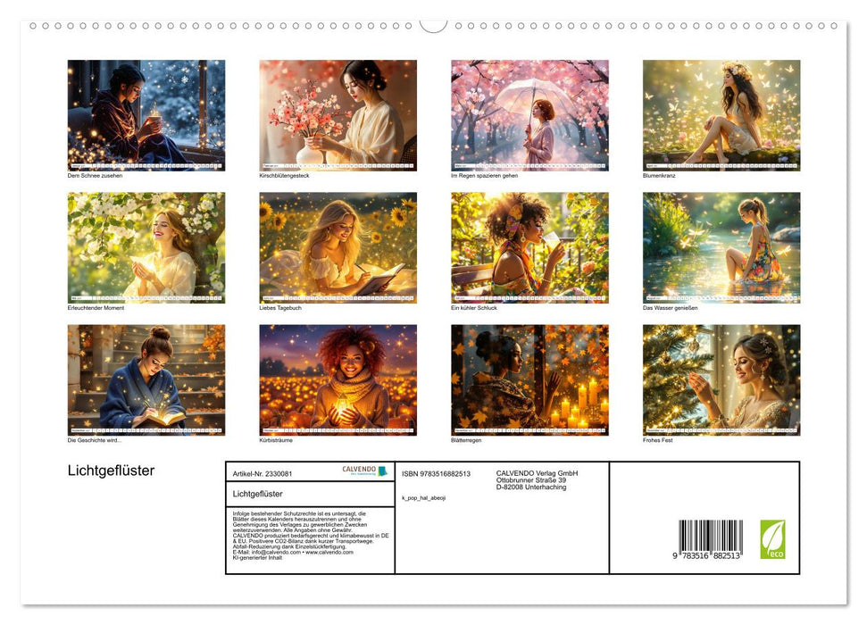 Lichtgeflüster (CALVENDO Premium Wandkalender 2027)