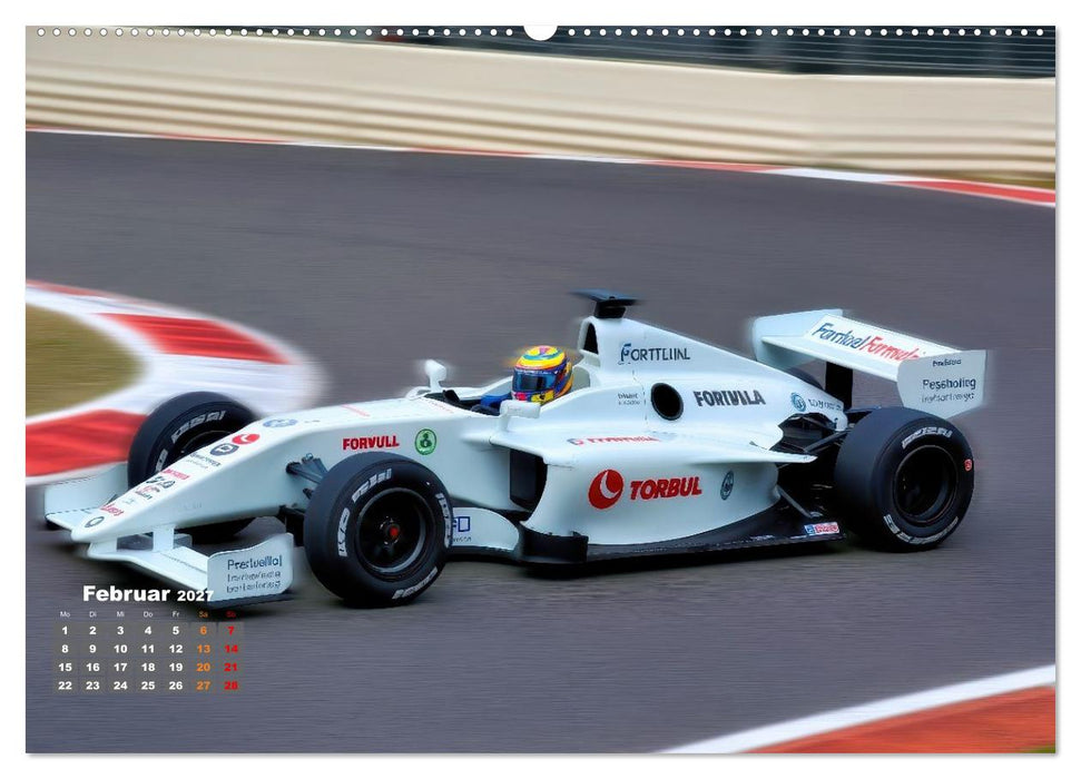 Formel E, Strom, Speed und Sieg (CALVENDO Premium Wandkalender 2027)