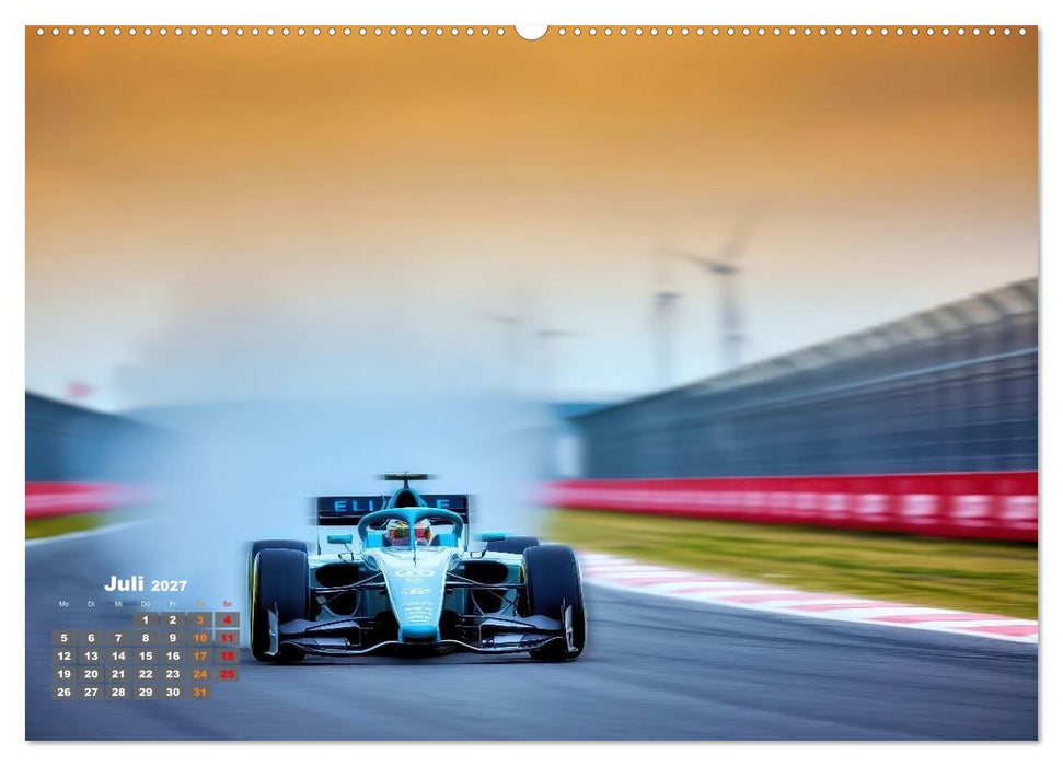 Formel E, Strom, Speed und Sieg (CALVENDO Premium Wandkalender 2027)