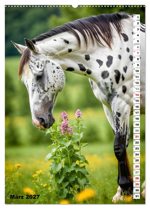 Pferdekalender - Wunderschöne Pferde in Natur und Portraits (CALVENDO Wandkalender 2027)