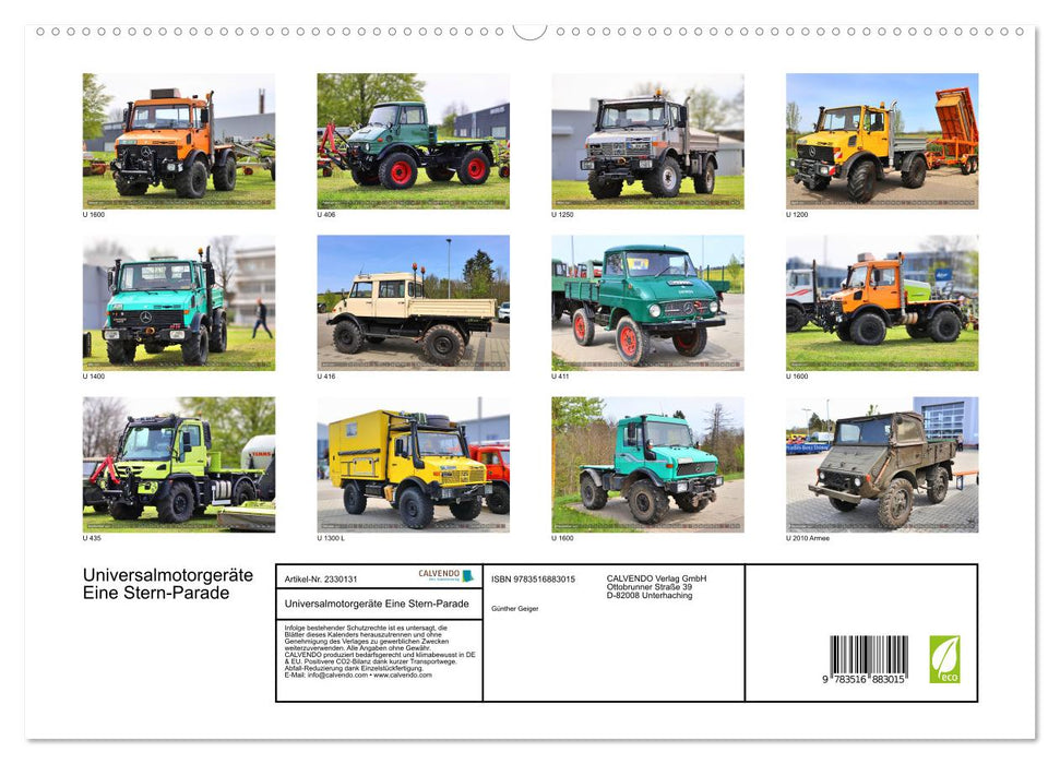 Universalmotorgeräte Eine Stern-Parade (CALVENDO Premium Wandkalender 2027)