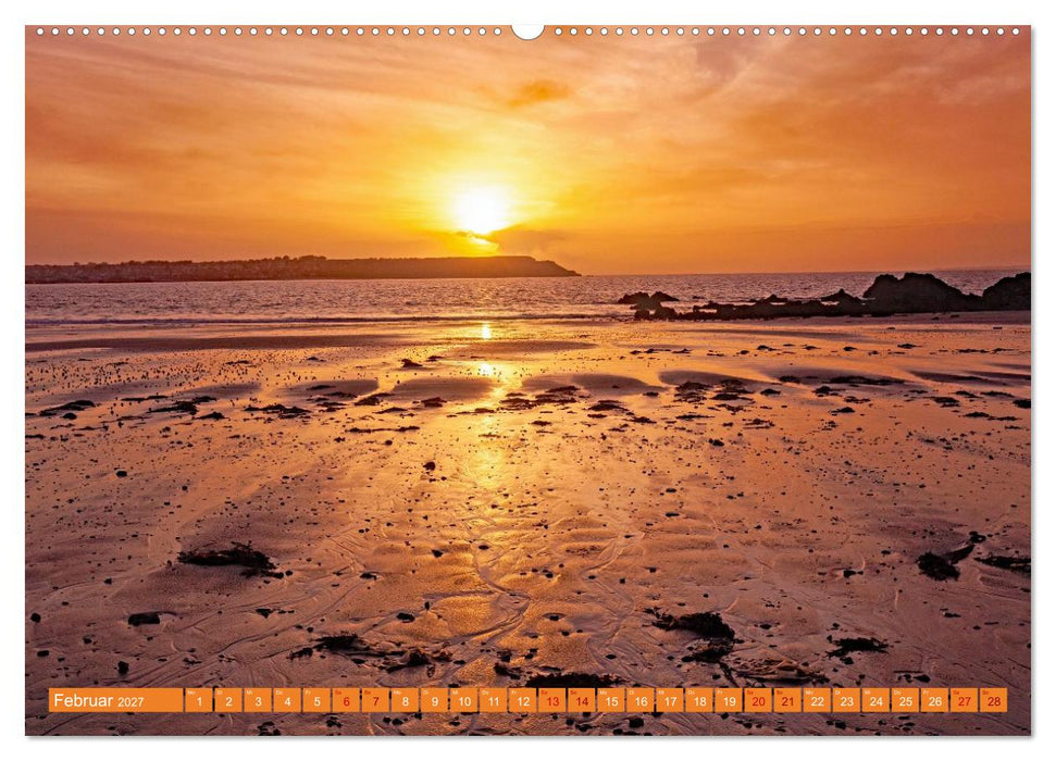 Ausblicke am Meer in der Bretagne und Normadie (CALVENDO Wandkalender 2027)