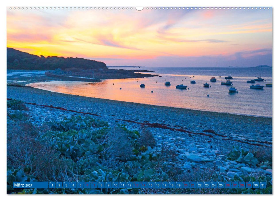 Ausblicke am Meer in der Bretagne und Normadie (CALVENDO Wandkalender 2027)