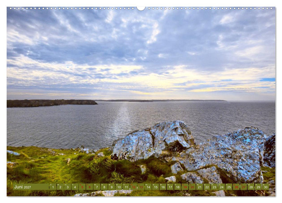 Ausblicke am Meer in der Bretagne und Normadie (CALVENDO Wandkalender 2027)