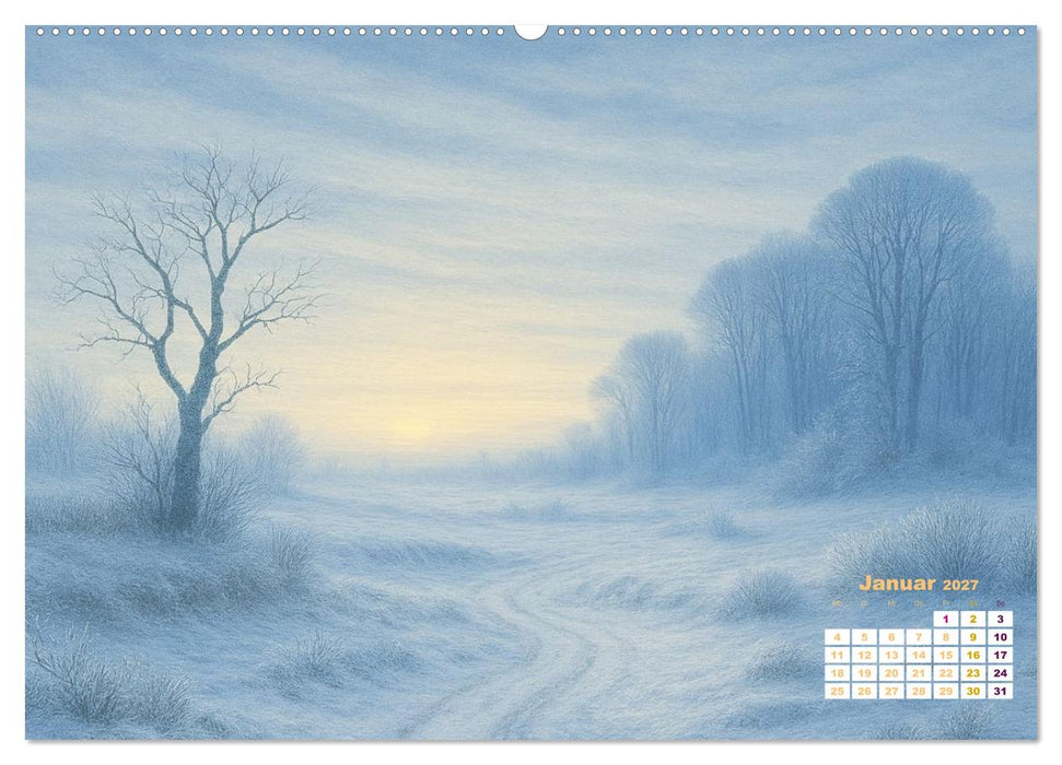 Im Licht der Sehnsucht - Romantische Landschaften (CALVENDO Wandkalender 2027)
