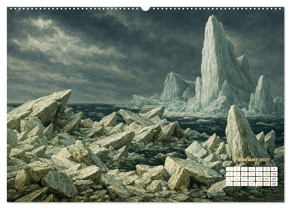 Im Licht der Sehnsucht - Romantische Landschaften (CALVENDO Wandkalender 2027)