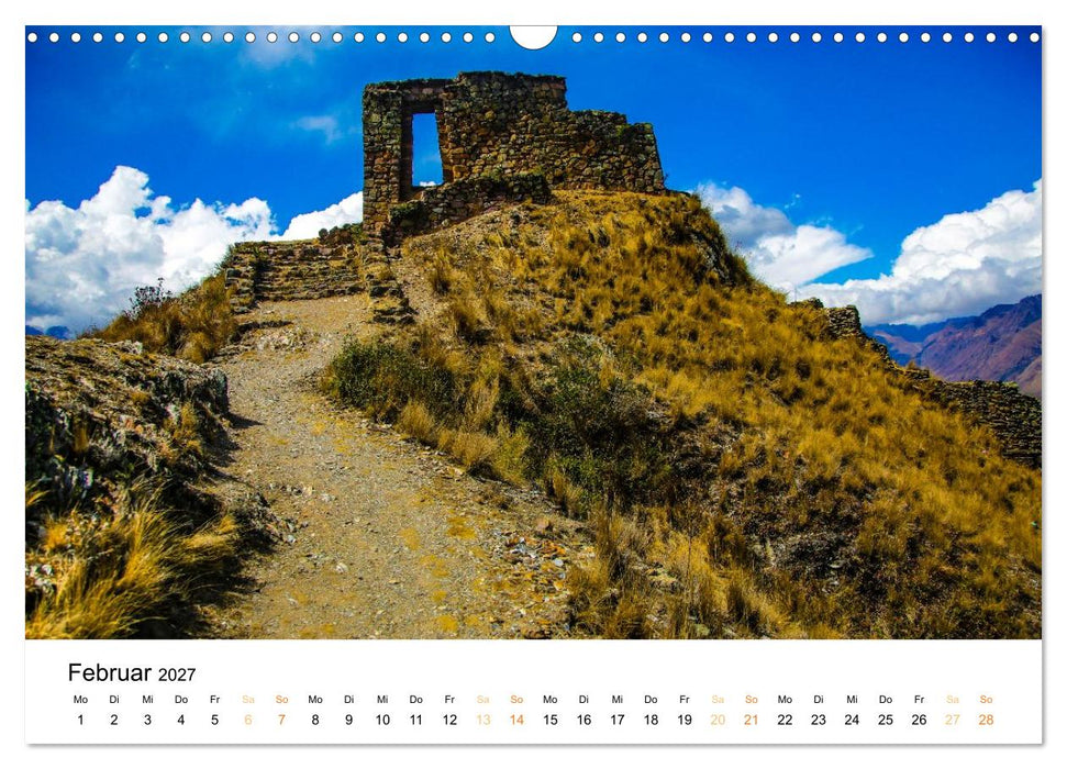Qhapaq Ñan - die Königsstrasse der Anden (CALVENDO Wandkalender 2027)