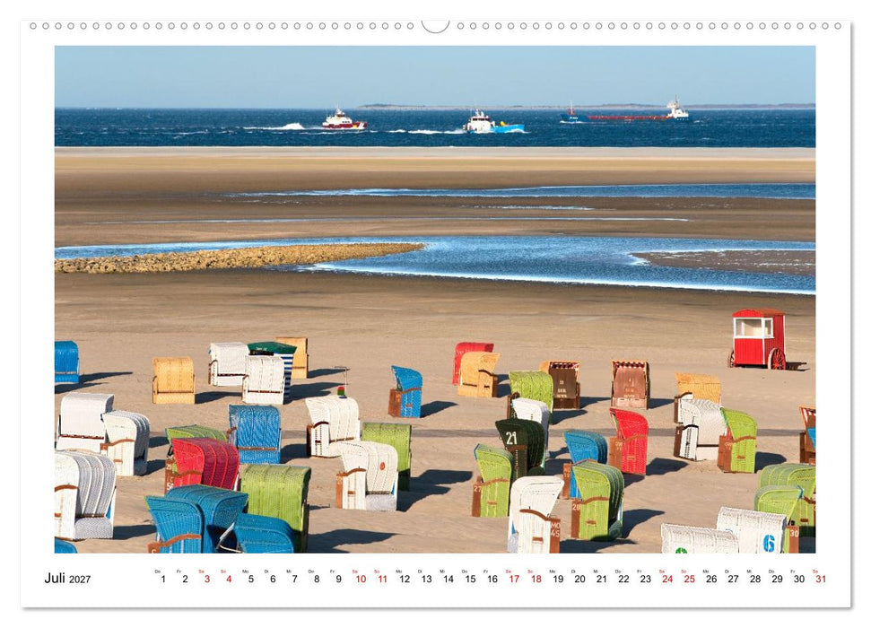 Wir fahren nach Borkum (CALVENDO Premium Wandkalender 2027)