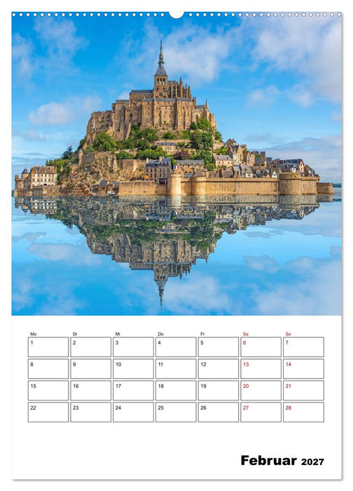 Normandie - Reiseplaner (CALVENDO Wandkalender 2027)