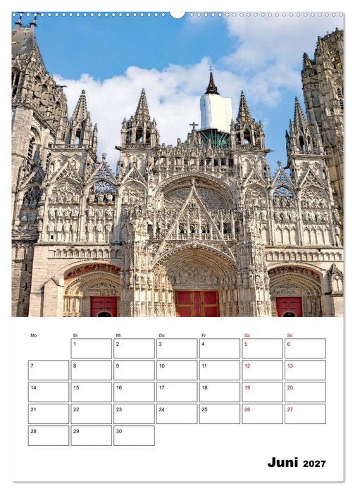 Normandie - Reiseplaner (CALVENDO Wandkalender 2027)