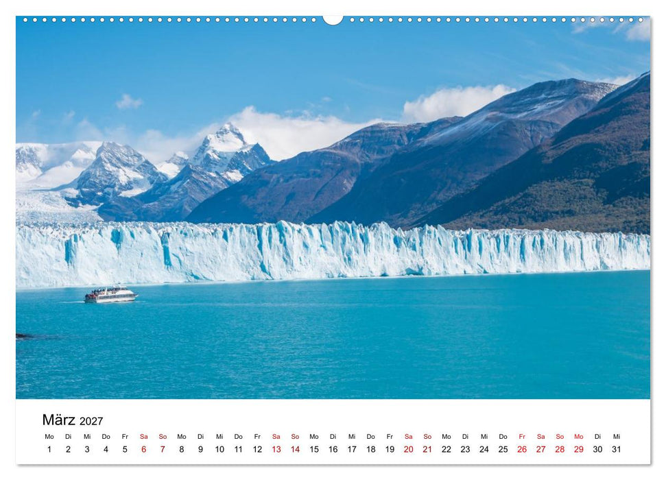 Patagonien, Los Glaciares Nationalpark: Perito Moreno Gletscher (CALVENDO Wandkalender 2027)