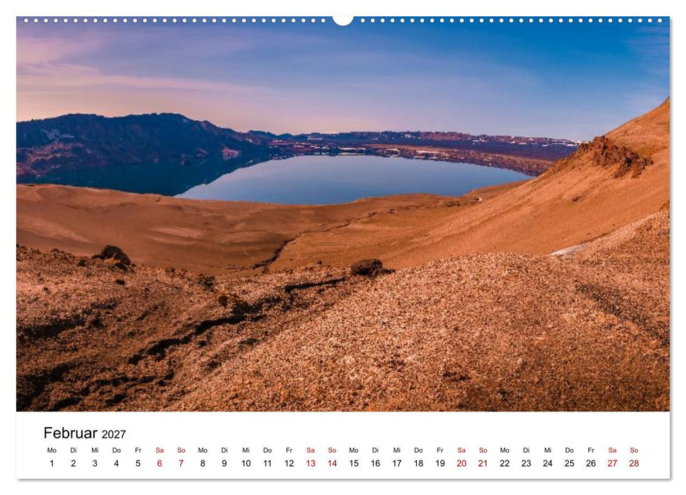 Island, Land aus Feuer und Eis: Sich ständig neu formende Erde (CALVENDO Premium Wandkalender 2027)