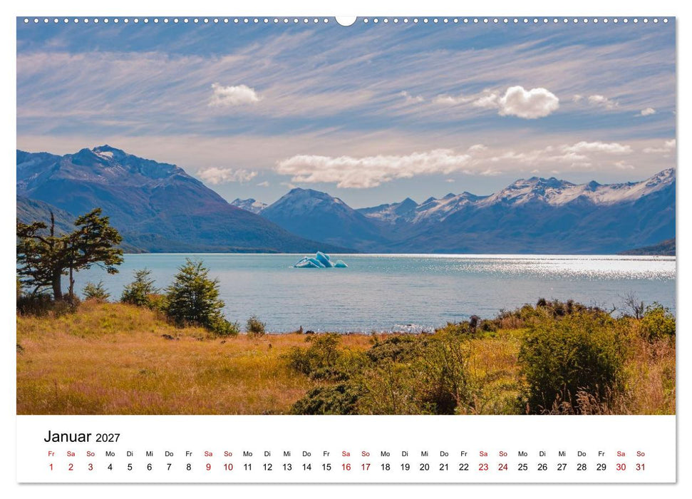Patagonien, Los Glaciares Nationalpark: Perito Moreno Gletscher (CALVENDO Premium Wandkalender 2027)