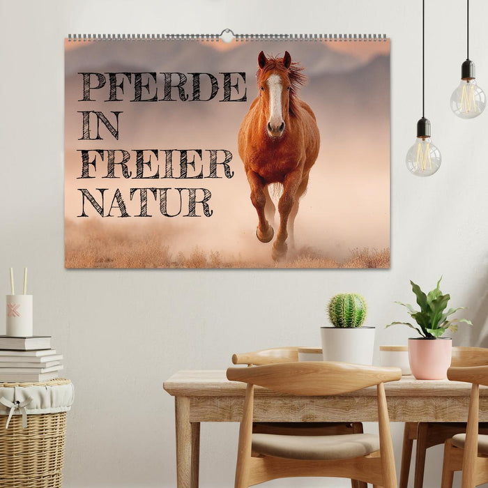 Pferde in freier Natur (CALVENDO Wandkalender 2027)