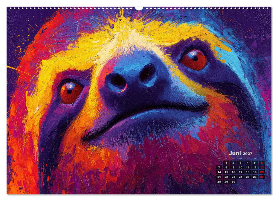 Tiere im Porträt - Aquarell Tierkalender für die ganze Familie (CALVENDO Wandkalender 2027)
