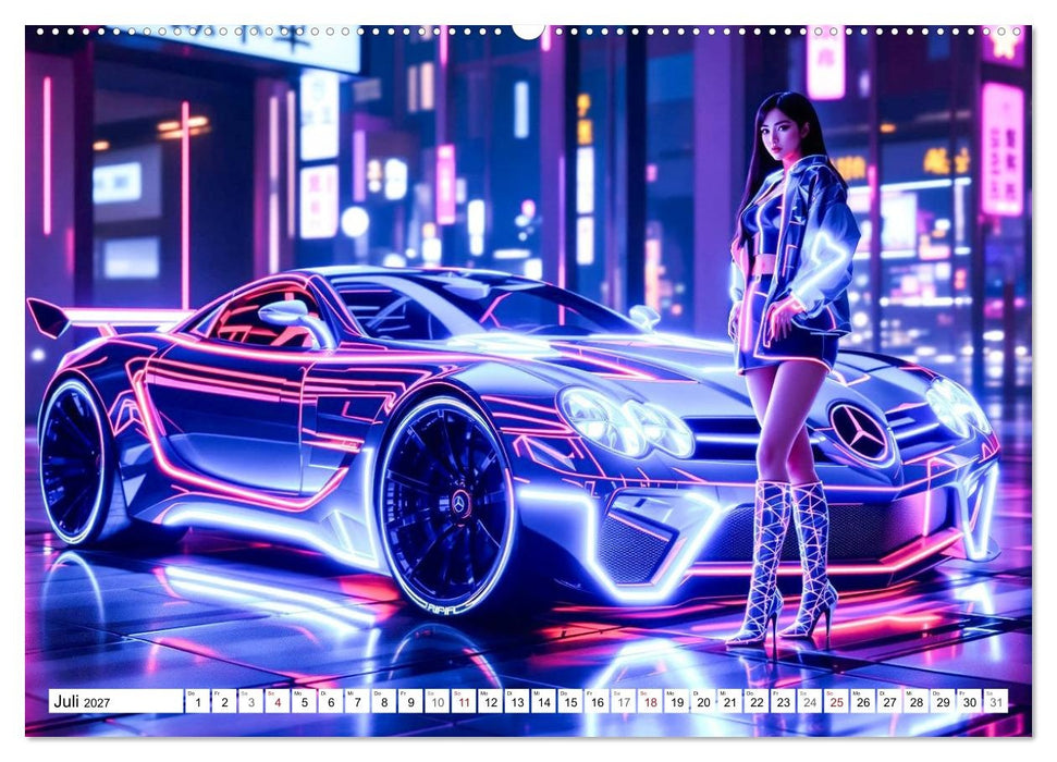 Cars & Girls (CALVENDO Premium Wandkalender 2027)