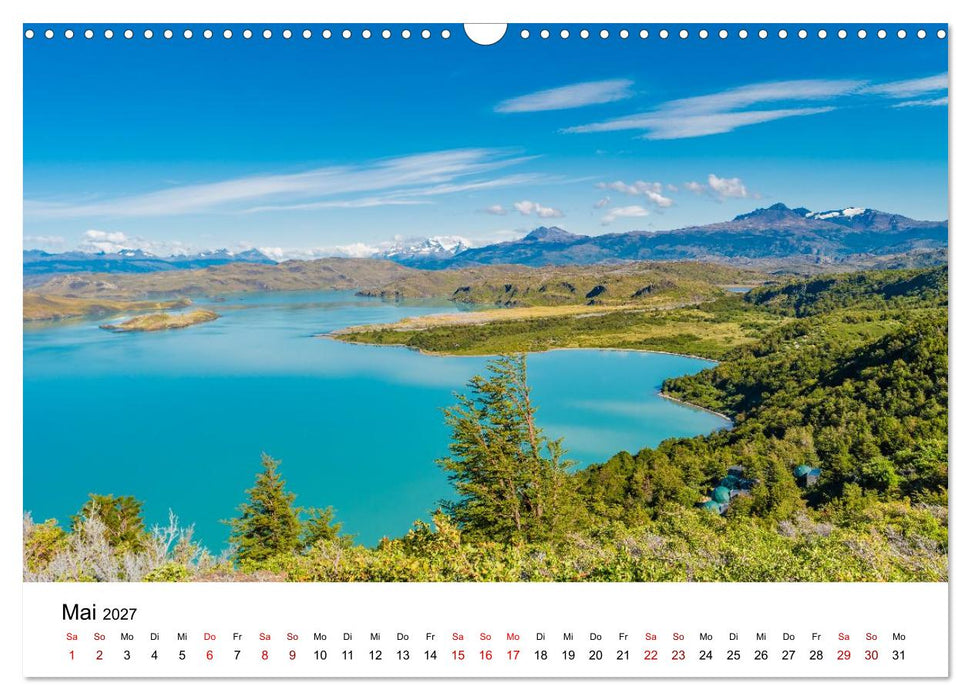 Patagonien, Torres del Paine Nationalpark: Am Rand der Welt (CALVENDO Wandkalender 2027)