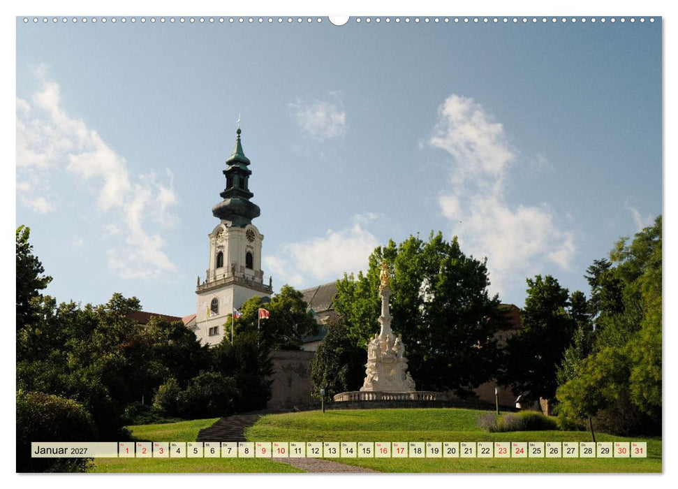 Streifzüge durch die westliche Slowakei (CALVENDO Wandkalender 2027)