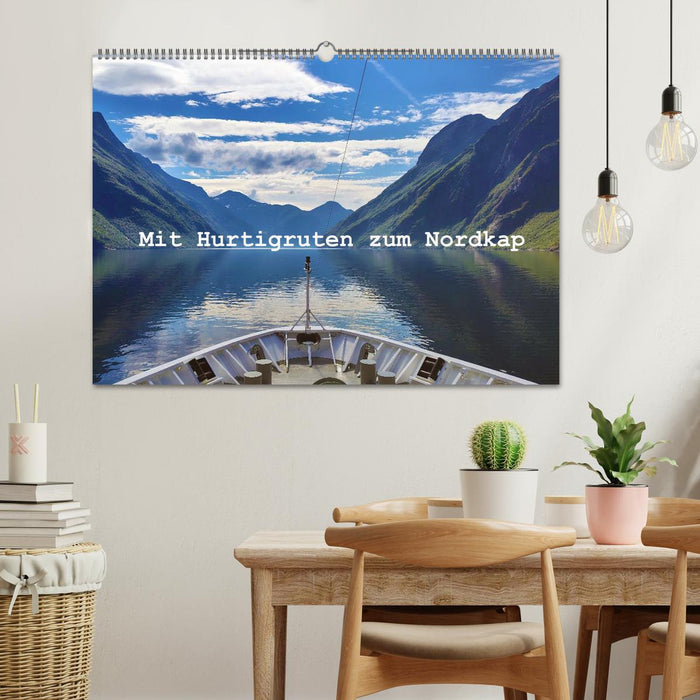 Mit Hurtigruten zum Nordkap (CALVENDO Wandkalender 2027)