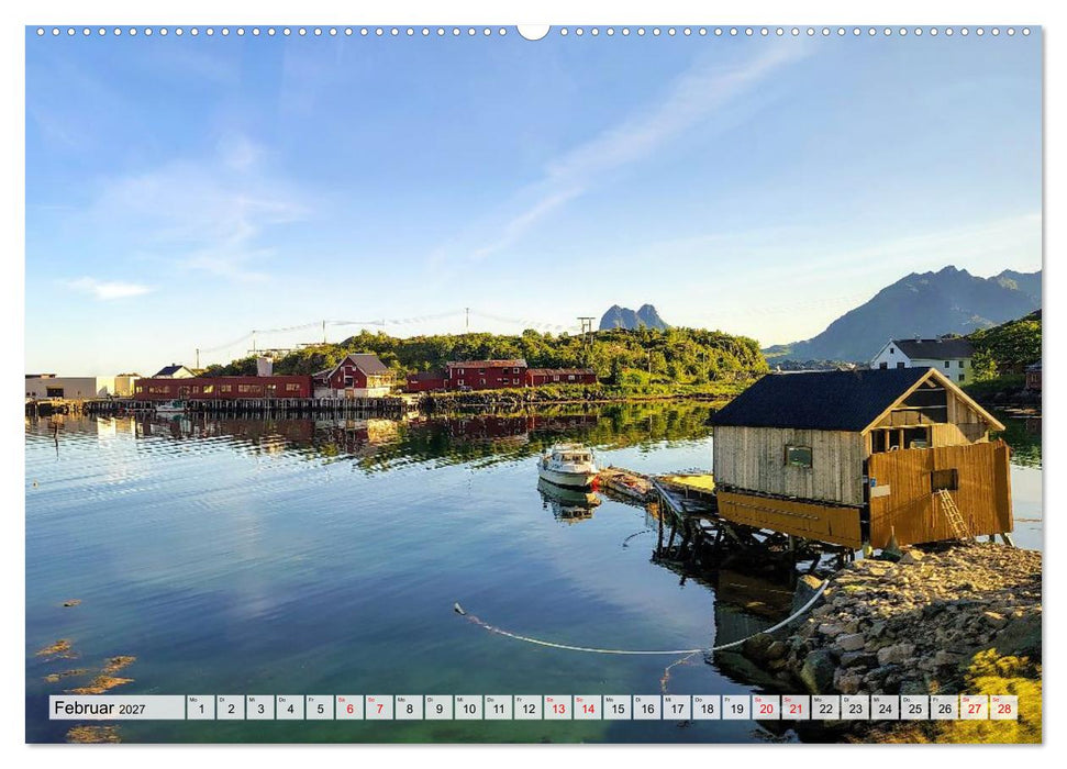 Mit Hurtigruten zum Nordkap (CALVENDO Wandkalender 2027)