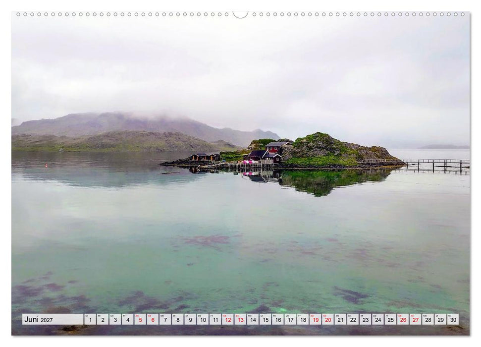 Mit Hurtigruten zum Nordkap (CALVENDO Wandkalender 2027)