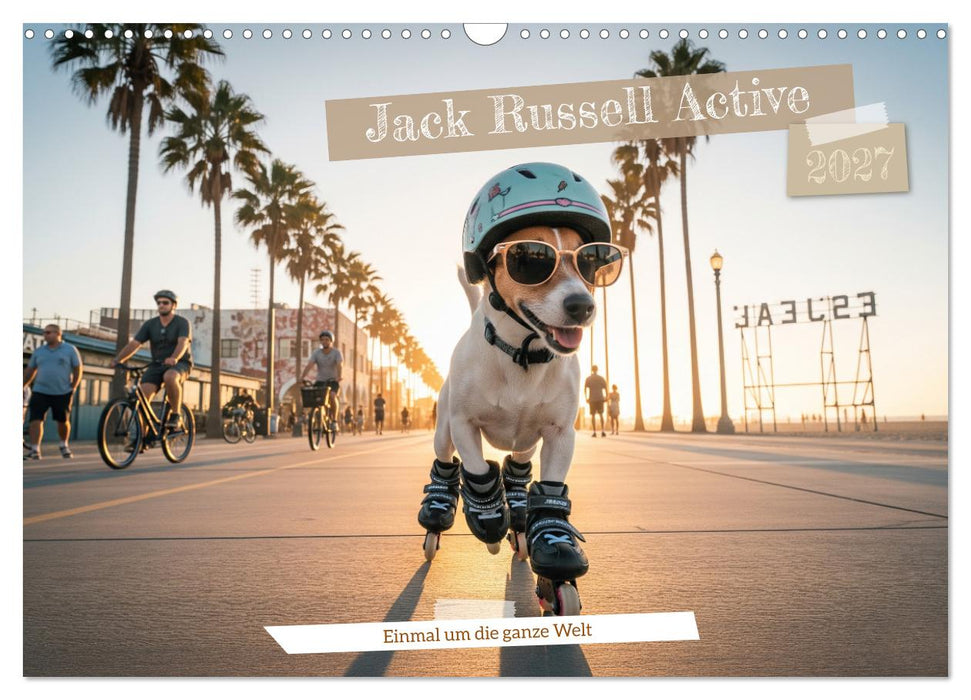 Jack Russel Active (CALVENDO Wandkalender 2027)