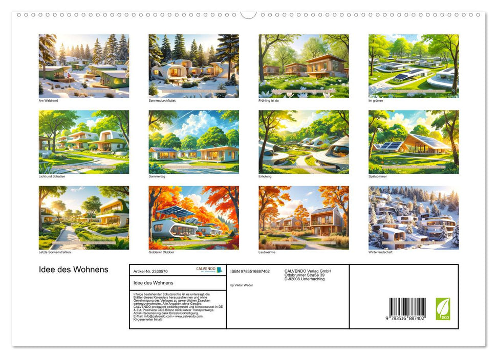 Idee des Wohnens (CALVENDO Premium Wandkalender 2027)