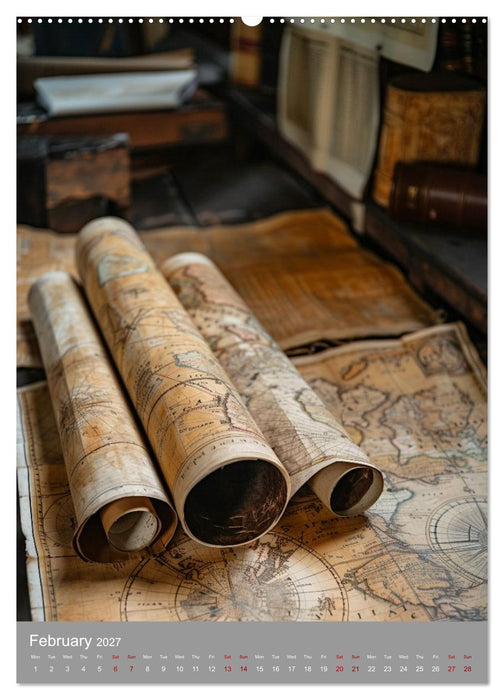 In Love with the Past (CALVENDO Monthly Calendar 2027)