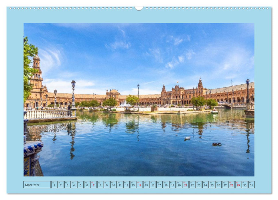Ein Herz für Sevilla (CALVENDO Premium Wandkalender 2027)