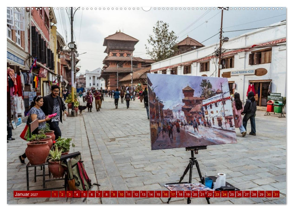 Königsstätte im Kathmandutal (CALVENDO Premium Wandkalender 2027)
