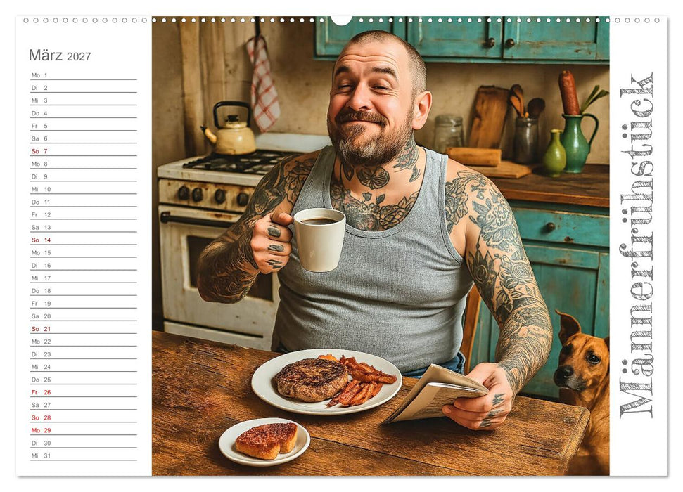Männeralarm - Ein Jahr voller herrlicher Männlichkeit (CALVENDO Wandkalender 2027)