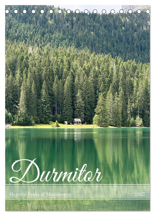Durmitor — Majestic Peaks of Montenegro (CALVENDO Monthly Calendar 2027)