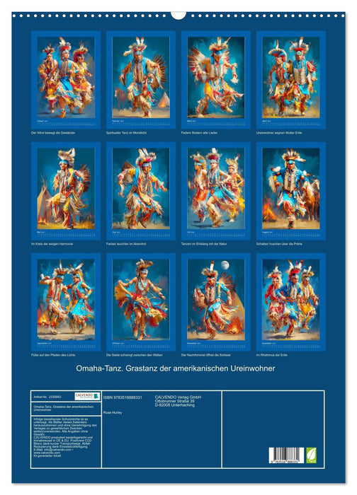 Omaha-Tanz. Grastanz der amerikanischen Ureinwohner (CALVENDO Wandkalender 2027)