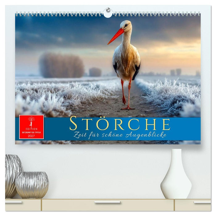 Störche - Zeit für schöne Augenblicke (CALVENDO Premium Wandkalender 2027)