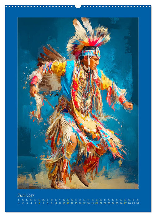 Omaha-Tanz. Grastanz der amerikanischen Ureinwohner (CALVENDO Premium Wandkalender 2027)