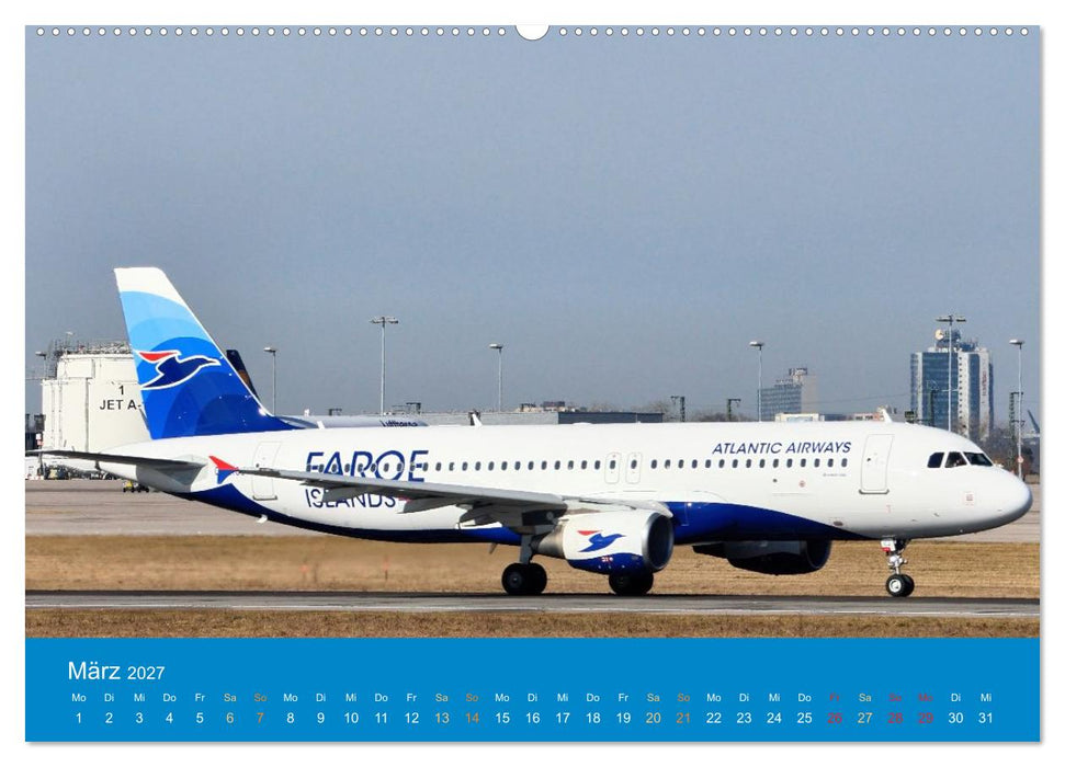 Flugzeugmomente in Stuttgart (CALVENDO Wandkalender 2027)