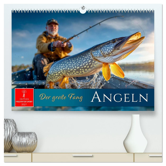 Angeln - der große Fang (CALVENDO Premium Wandkalender 2027)