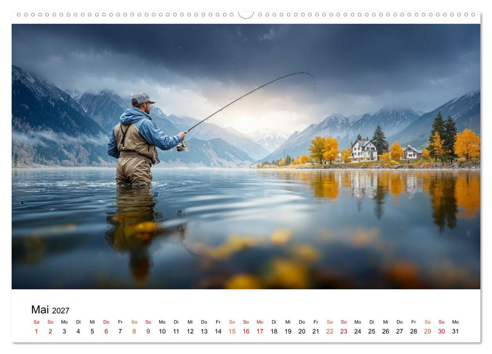 Angeln - der große Fang (CALVENDO Premium Wandkalender 2027)