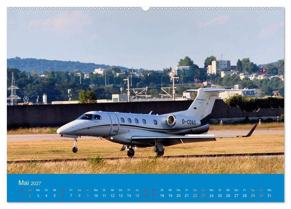 Flugzeugmomente in Stuttgart (CALVENDO Premium Wandkalender 2027)